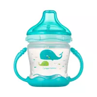 Canpol Babies Love & Sea поильник-непроливайка с силиконовым носиком от 9 месяцев 180 мл голубой 1 шт