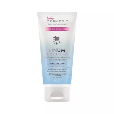 Dermedic Emolient Linum Baby увлажняюще-успокаивающий крем пополняющий недостаток липидов в коже 100 мл 1 шт