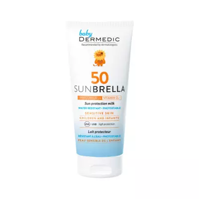 Dermedic Sunbrella Baby солнцезащитное молочко для детей SPF 50 с содержанием нано-х частиц ZnO и TiO2 100 мл 1 шт