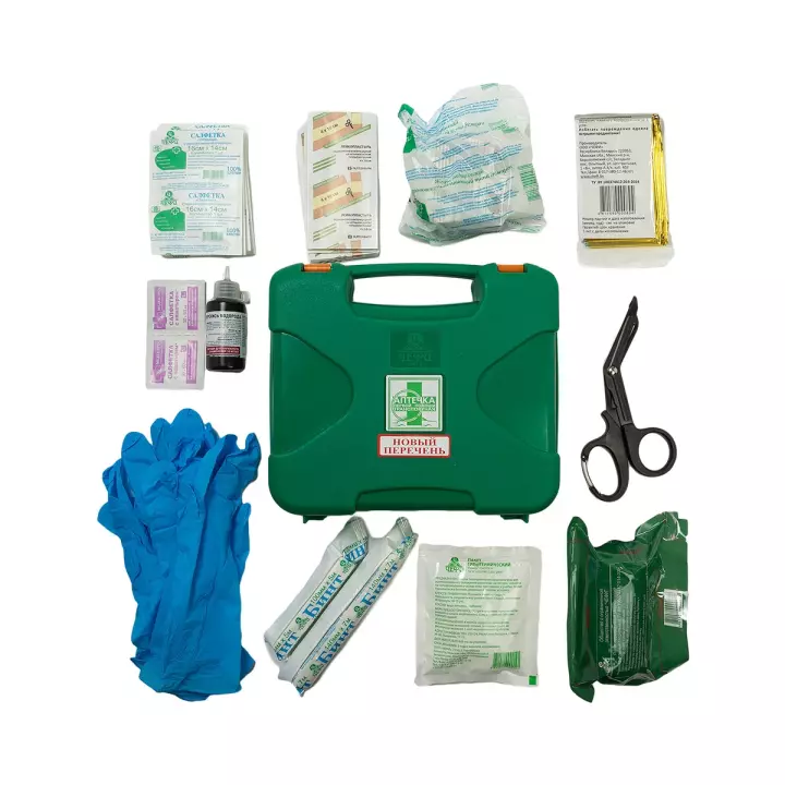Аптечка первой помощи для оснащения транспортных средств (автомобильная) тип АТ 1 шт Чефи
