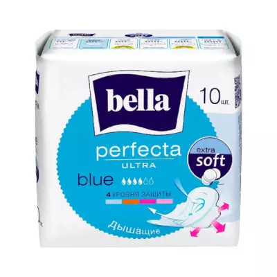Bella Perfecta Ultra Blue прокладки женские впитывающие ультратонкие 10 шт