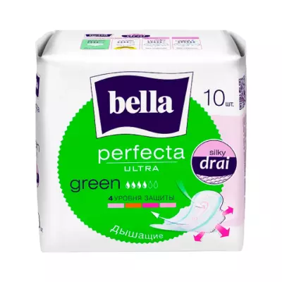 Bella Perfecta Ultra Green прокладки женские впитывающие ультратонкие 10 шт