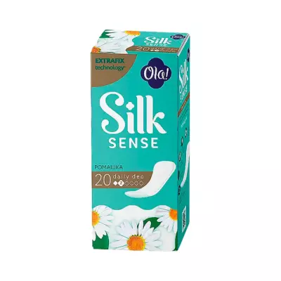 Ola Silk Sense Daily Deo Ромашка прокладки женские ежедневные ароматизированные 20 шт