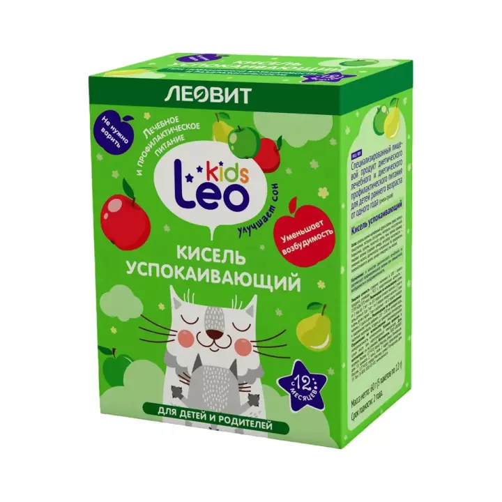 Leo Kids Кисель успокаивающий 12 г пакет 5 шт