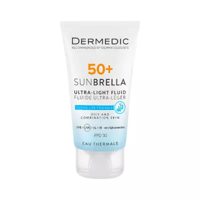 Dermedic Sunbrella ультралегкий флюид SPF 50+ для жирной и комбинированной кожи 40 мл 1 шт