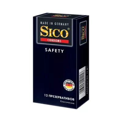 Sico Safety презервативы из натурального латекса классические 12 шт