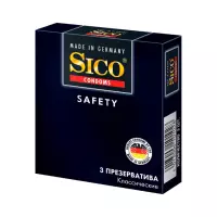 Sico Safety презервативы из натурального латекса классические 3 шт
