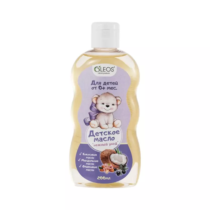 Oleos детское массажное масло 200 мл 1 шт