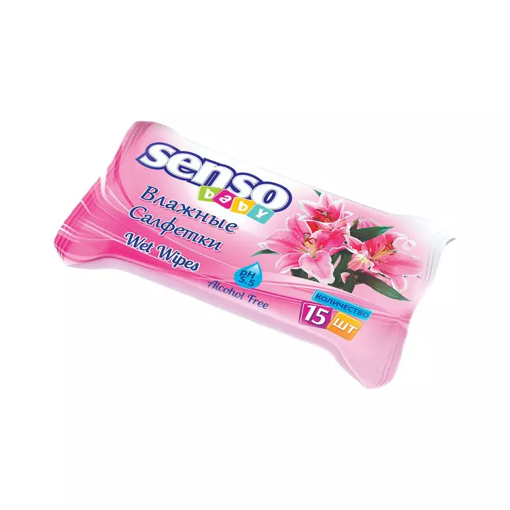 Senso Baby салфетки влажные для детей 15 шт