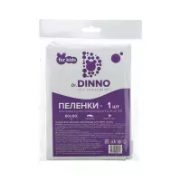 Dr.Dinno Kids пеленки впитывающие одноразовые для детей 60х60 см 1 шт
