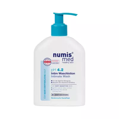 Numis Med pH 4,2 гель для интимной гигиены для чувствительной кожи с пантенолом 200 мл 1 шт