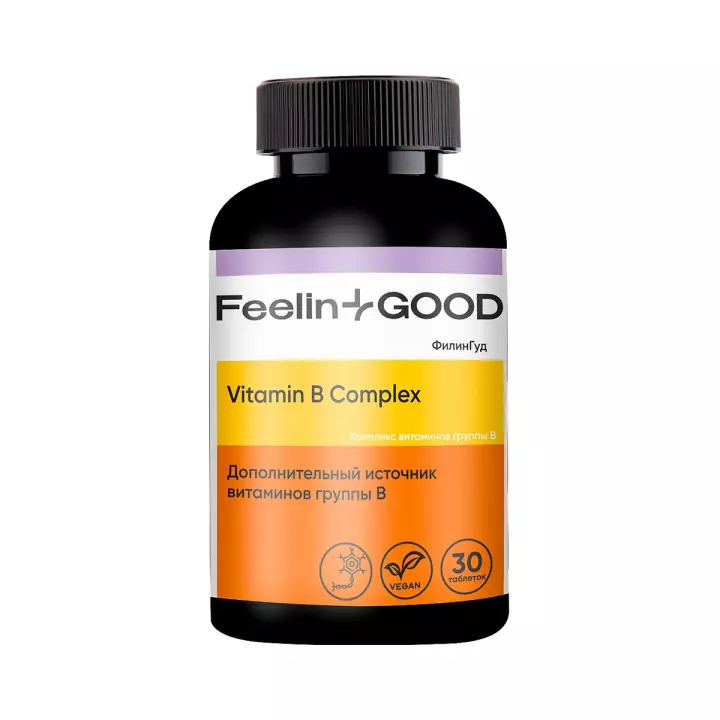 ФилинГуд Комплекс витаминов группы В таблетки 0,19 г 30 шт