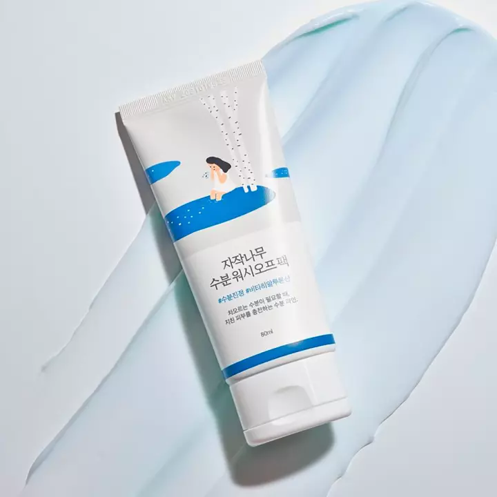 Round Lab Birch Juice Moisturizing Wash Off Pack увлажняющая смываемая маска для лица 80 мл 1 шт