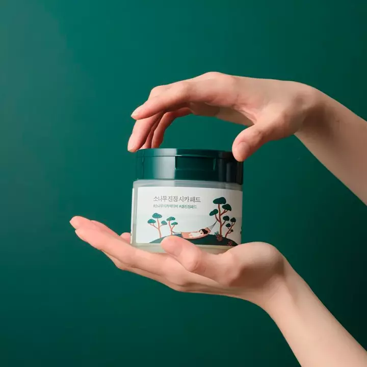 Round Lab Pine Calming Cica Pad успокаивающие пэды для лица 50 шт