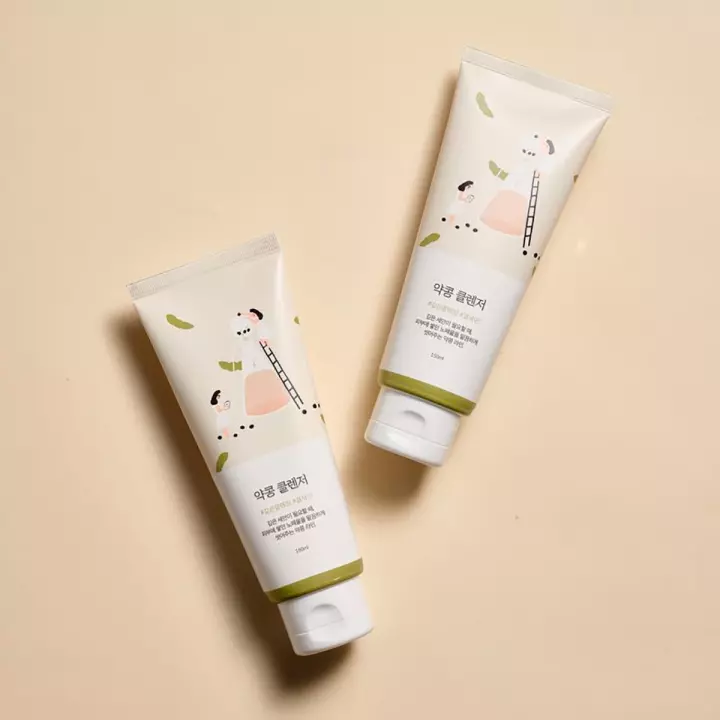 Round Lab Soybean Cleanser очищающая пенка-скраб для лица 150 мл 1 шт