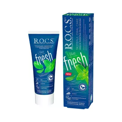 R.O.C.S. iLike Fresh зубная паста 74 г туба 1 шт