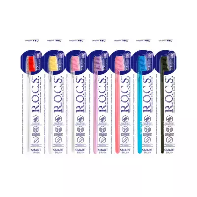 R.O.C.S. Классическая зубная щетка средней жесткости 1 шт