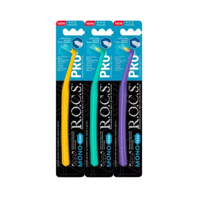 R.O.C.S. Pro Mono Peak зубная щетка монопучковая мягкая 1 шт