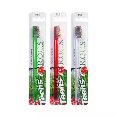 R.O.C.S. Teens зубная щетка средней жесткости для детей и подростков от 12 до 18 лет 1 шт