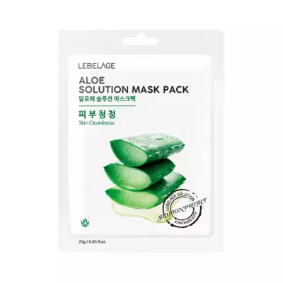 Lebelage Aloe Solution Mask тканевая маска для лица 25 г 1 шт