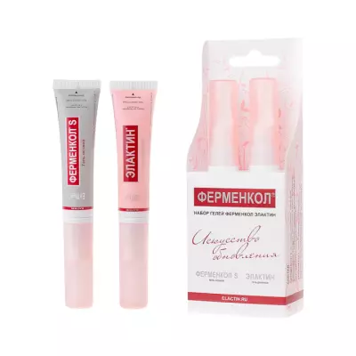 Ферменкол Элактин набор гелей ферменкол S гель ночной 15 г 1 шт + элактин гель дневной 15 г 1 шт
