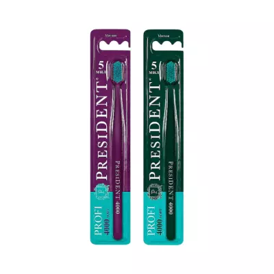 President Profi 4000 зубная щетка мягкая 1 шт