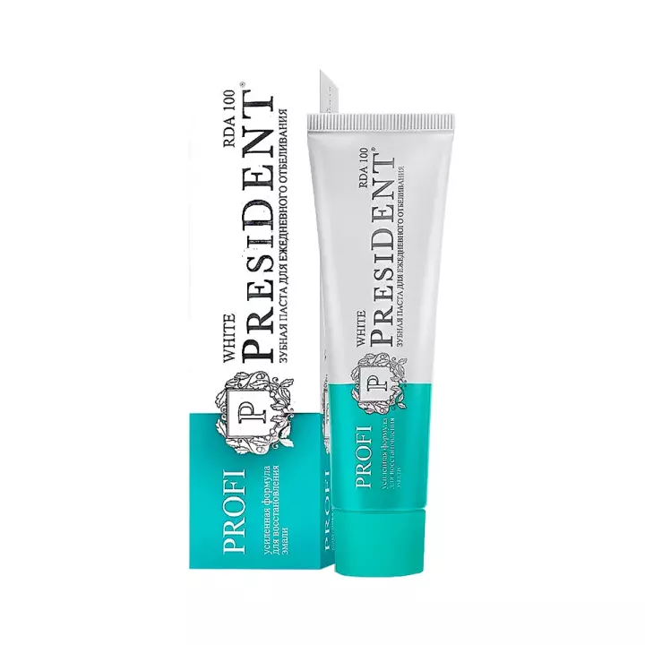 President Profi White зубная паста 50 мл 1 шт
