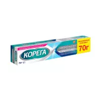 Корега нейтральный вкус крем для фиксации зубных протезов 70 г туба 1 шт