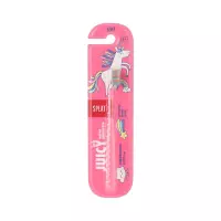 Splat Juicy Lab Магия единорога зубная щетка детская с ионами серебра прозрачная 1 шт