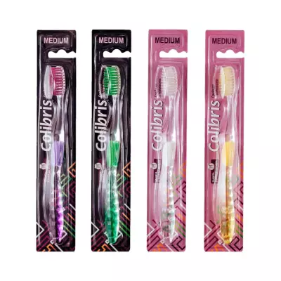 Colibris арт. 0917 зубная щетка средней жесткости 1 шт