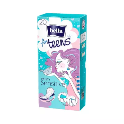Bella for Teens Panty Sensitive прокладки женские ежедневные ультратонкие 20 шт