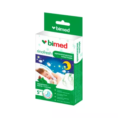 Бимед Rinofresh пластырь ароматический 5 шт