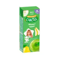 Маленькое счастье сок яблоко-груша 200 мл 1 шт