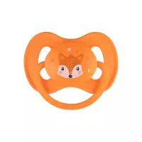 Canpol Babies Cute Animals соска-пустышка латексная круглая 6-18 месяцев ассорти 1 шт