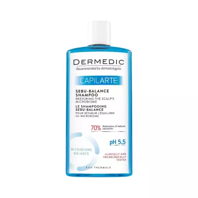 Dermedic Capilarte Sebu-Balance шампунь восстанавливающий микробиом кожи головы 300 мл 1 шт