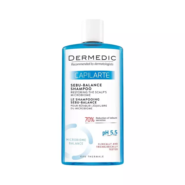 Dermedic Capilarte Sebu-Balance шампунь восстанавливающий микробиом кожи головы 300 мл 1 шт