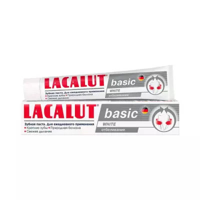 Lacalut Basic White зубная паста 75 мл туба 1 шт
