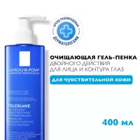 La Roche-Posay Toleriane очищающая гель-пенка для лица двойного действия 400 мл 1 шт