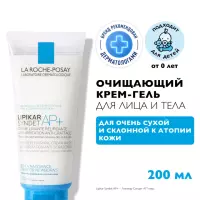 La Roche-Posay Lipikar Syndet AP+ липидовосстанавливающий очищающий крем-гель для лица и тела младенцев, детей и взрослых 200 мл 1 шт