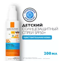 La Roche-Posay Anthelios UVMune 400 Dermo-Pediatrics солнцезащитный детский спрей для лица и тела SPF 50+/PPD 27 200 мл 1 шт