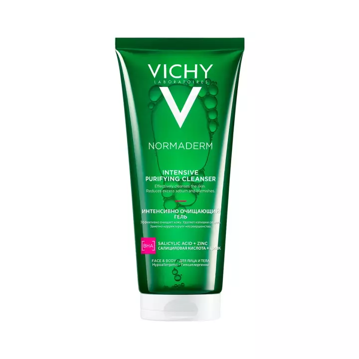 Vichy Normaderm Phytosolution интенсивно очищающий гель для умывания уменьшающий жирность кожи 200 мл 1 шт