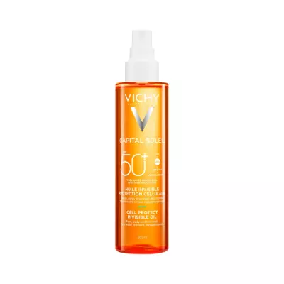 Vichy Capital Soleil солнцезащитное увлажняющее масло SPF 50+ 200 мл 1 шт