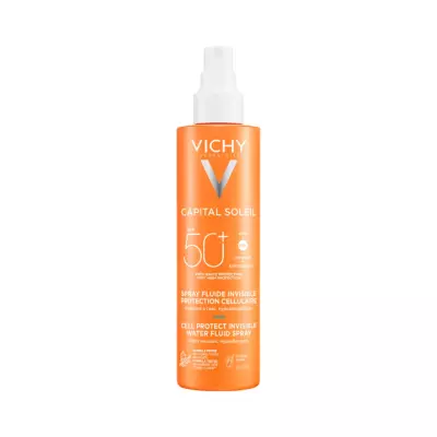 Vichy Capital Soleil Cell Protect легкий солнцезащитный спрей-флюид SPF 50+ 200 мл 1 шт