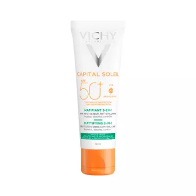 Vichy Capital Soleil матирующий уход для жирной проблемной кожи 3 в 1 SPF 50+ 50 мл 1 шт