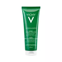 Vichy Normaderm Три-Актив Глубокое очищение 3 в 1 скраб + гель для умывания + маска 125 мл 1 шт