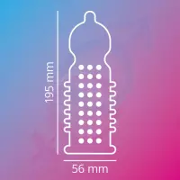 Contex You&Me Orgasmic презервативы из натурального латекса со стимулирующей смазкой 3 шт