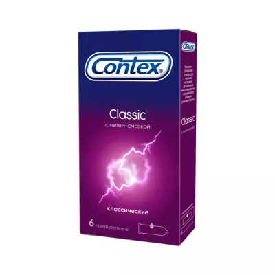 Contex Classic презервативы из натурального латекса 6 шт