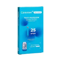 Тест-полоски для глюкометра Сателлит Экспресс ПКГ-03 25 шт