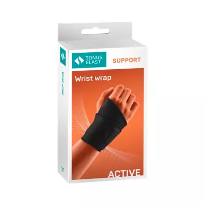 Бандаж на лучезапястный сустав Elast 0001 черный 1 шт Tonus Elast