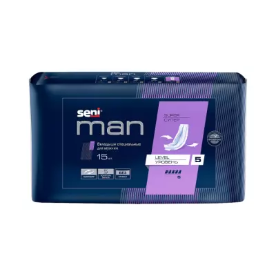 Seni Man Super Level 5 вкладыши специальные для мужчин 15 шт